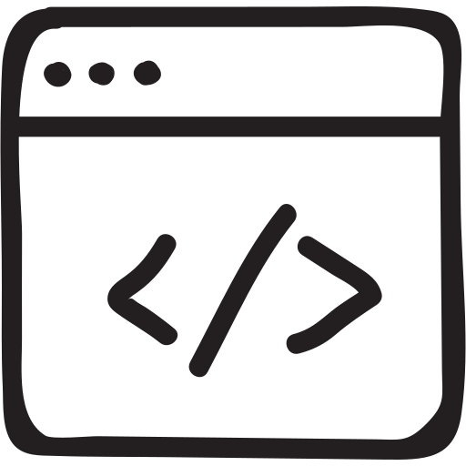 Code, coding, developers, development, script, service, web icon