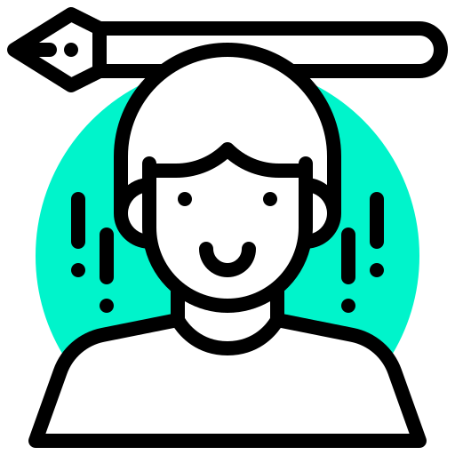 Content, create, customer, human, man, people icon