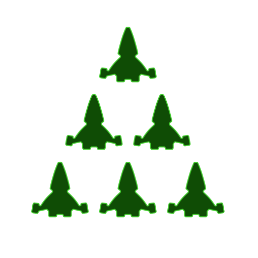 Fleet, ship, spaceship, squad, team icon