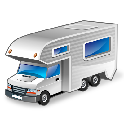 Car, motorhome, vehicle icon