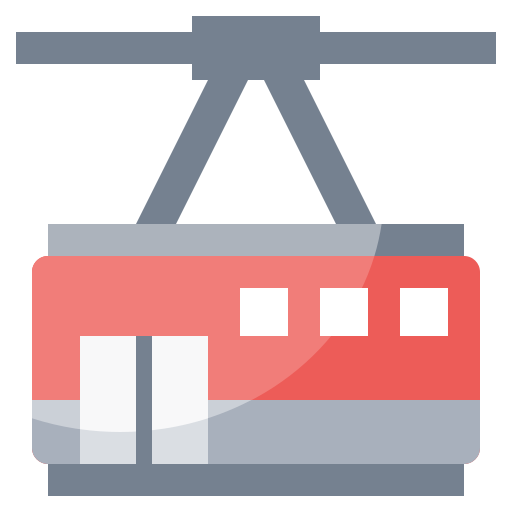 High, speed, train, tram, vehicle icon