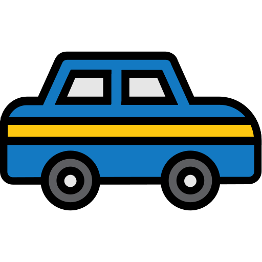 Automotive, car, filled, transportation, travel, vehicle icon