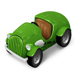 Green, car icon