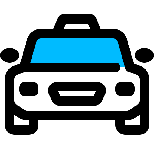 Cab, car, taxi, taxicab icon