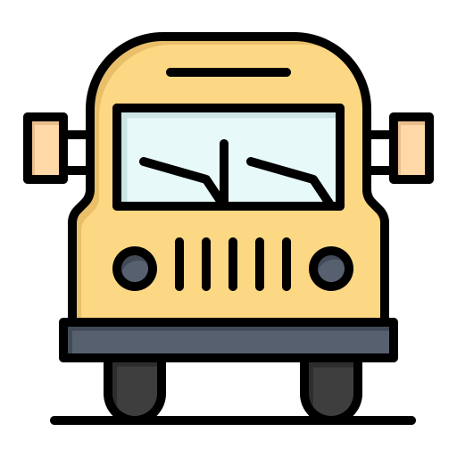 Education, truck, van, vehicle icon