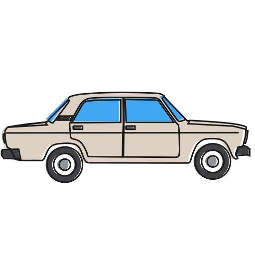 Lada, auto, automobile, avtovaz, car, vehicle icon