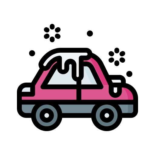 Car, ice, snow, snowflake, winter icon