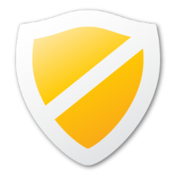 Protect, shield, yellow icon