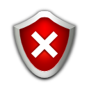 Security, low, breach, shield icon