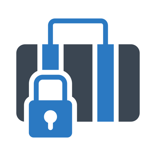 Lock, protect, security, shield icon