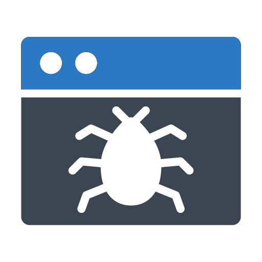 Lock, protect, security, shield, virus icon