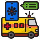 Ambulance,Corona,Covid19,Mobilephone,Virus