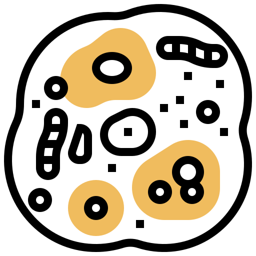 Bacteria, cell, pathogen, virus icon