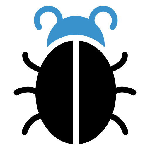 Bee, bug, insect, virus icon