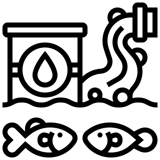 Bacteria, contaminated, pollution, virus icon