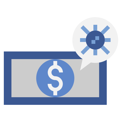 0ainfect, bacteria, money, virus icon