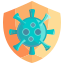 Covid-19 Coronavirus Protection or Prevention Flat icon 64x64
