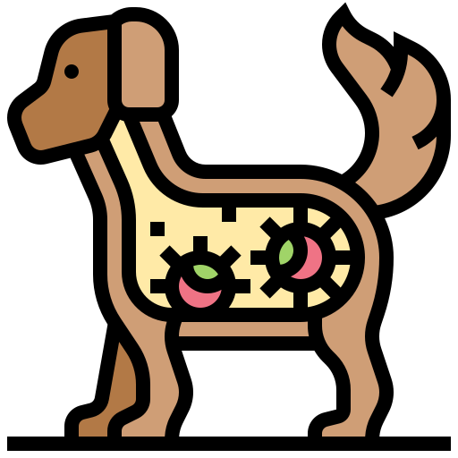 Animal, bacteria, dog, virus icon