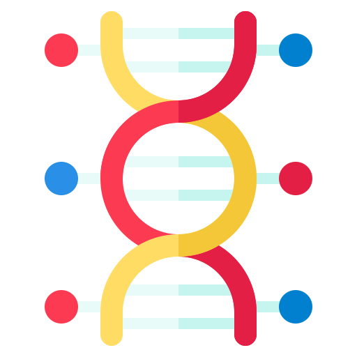 Dna, genome, molecule, rna, virus icon