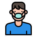 Avatar,Man,Mask,Patient,Virus