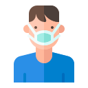 Avatar,Man,Mask,Patient,Virus