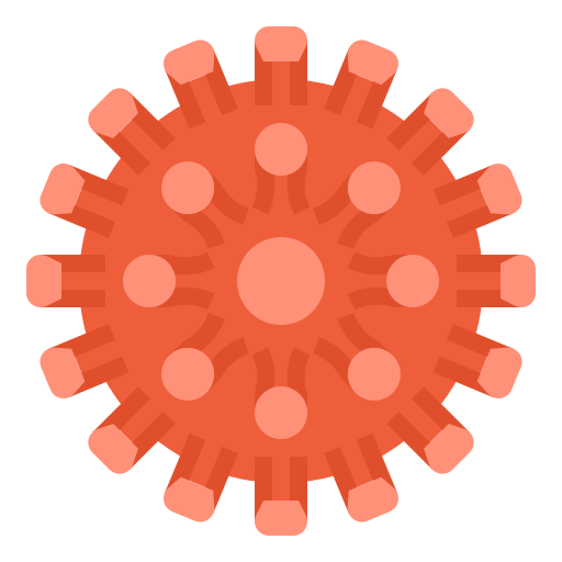 Bacteria, hiv, science, structure, virus, outbreak icon