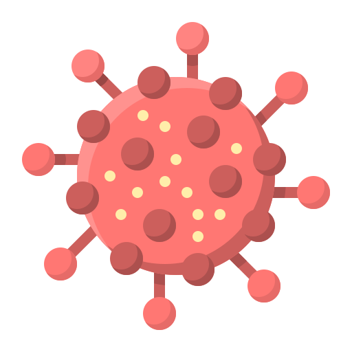Bacteria, corona, covid19, disease, microbe, virus icon