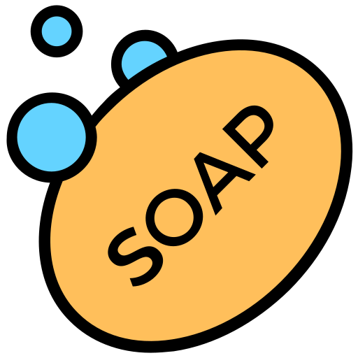 Cleaning, corona, coronavirus, soap, virus, wash icon