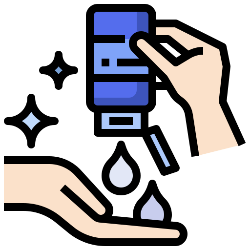 Alcohol, coronavirus, gel, hand, virus icon