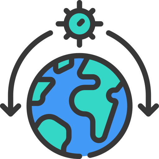 Coronavirus, global, spread, virus, worldwide icon