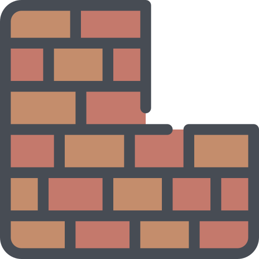 Area, build, building, wall icon