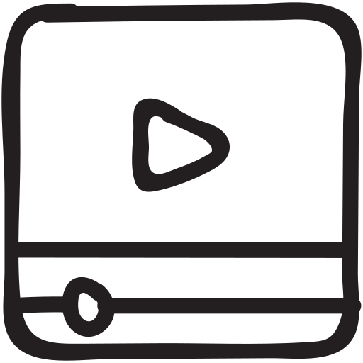 Media, movies, multimedia, play, player, ui, video icon