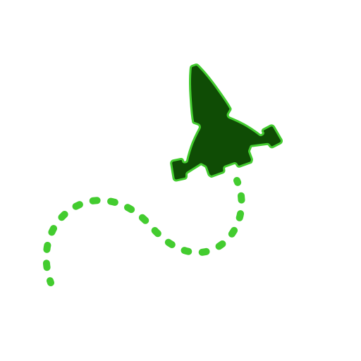Curving, fleet, maneuver, ship, spaceship icon