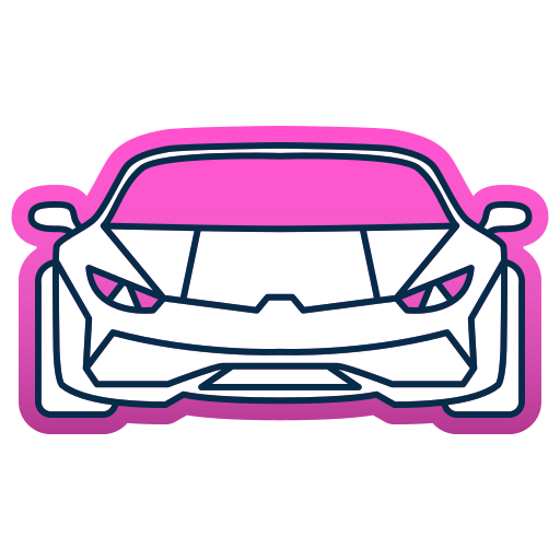 Auto, car, diablo, lamborghini, transport, travel icon