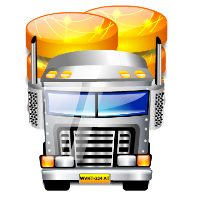 Data, transport icon