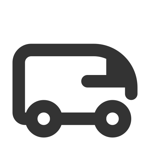 Bus, transport, van icon