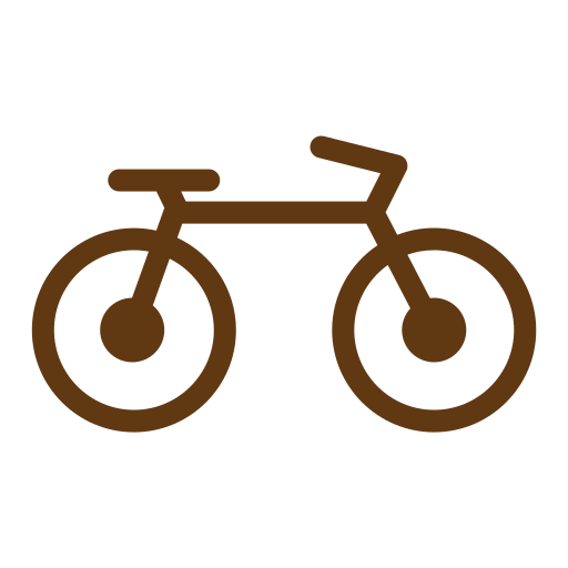 Bicycle, solid, tourism, travel icon