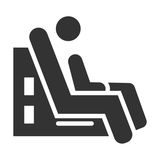 Holiday, sit, tourism, travel, vacation icon