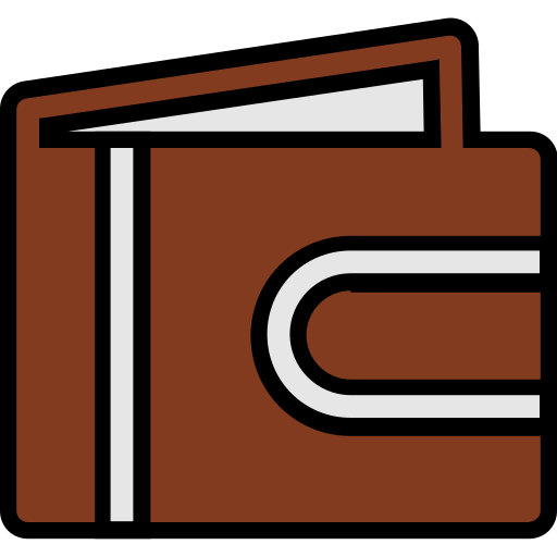 Filled, market, money, pay, travel, wallet icon