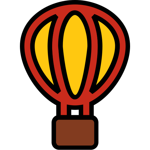 Air, ballon, balloon, filled, holiday, travel icon