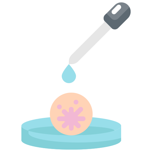 Bacteria, dish, dropper, petri, transmission, virus icon