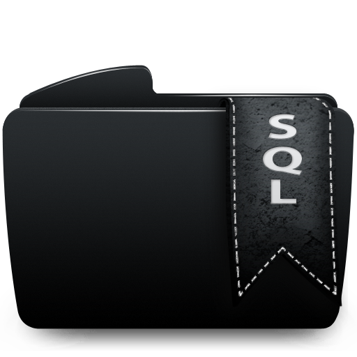 Folder, sql icon