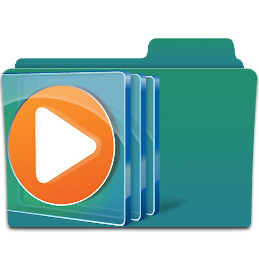 Folder, media, player, windows icon