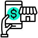 Dollar,E,Hand,Online,Shop,Smartphone ok 