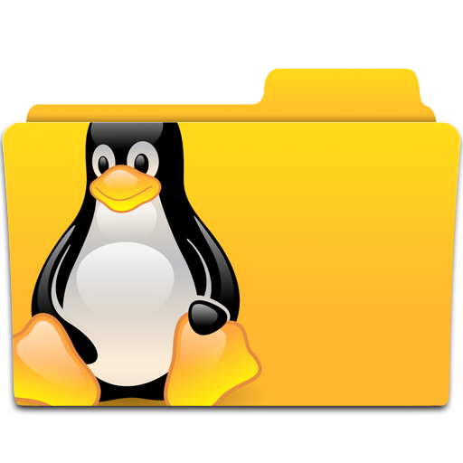 Folder, penguin, tux icon