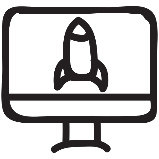 Computer, desktop, marketing, monitor, seo, service, television icon