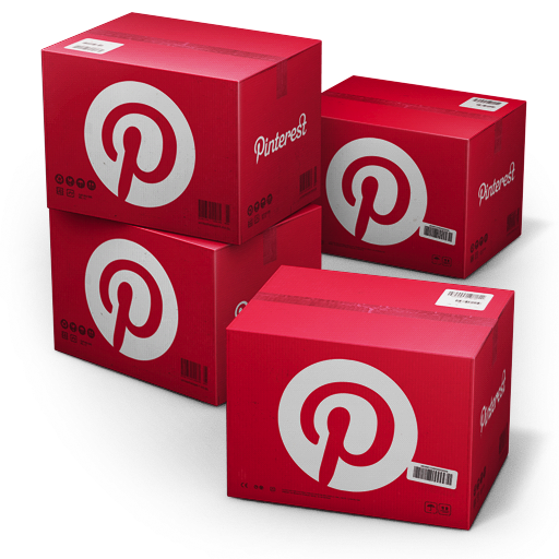 Pinterest, shipping icon