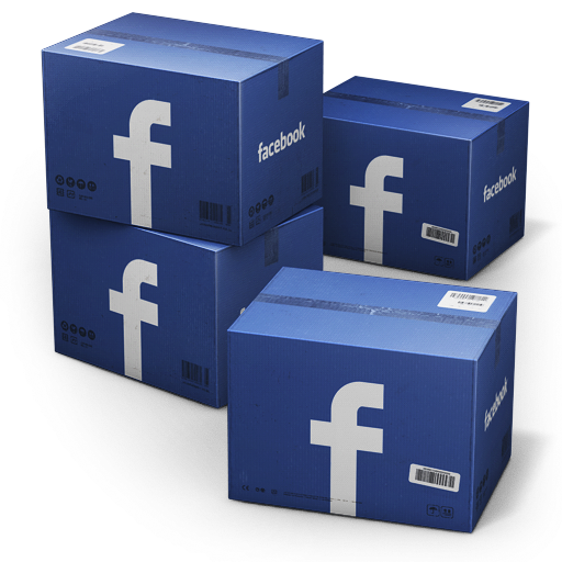 Facebook, shipping icon