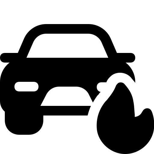 And, car, fire, flame, transport, travel, vehicles icon