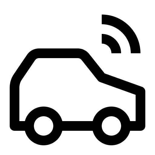 Vehicle, connected icon